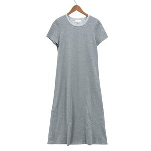 JUDE CONNALLY Alexandra Dress Lurex Terry Jersey Stretch Starlight Grey Sparkle